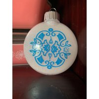 Pyrex Horizont Blau Ornament von RetroRosebudd