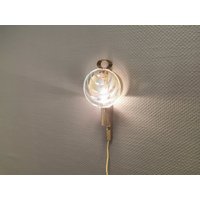 Vintage, Dänisch, Wandlampe, Retro, Messing, Buntglas, Avalight, Schön, Design von RetroSpectDenmark