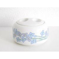 Design Zuckerdose Arzberg Form 7000 Delta Blaue Blüte von RetroVagabonde