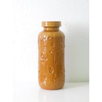 Scheurich Bodenvase Koralle 288-40 Reliefdekor W.-Germany Vase Mit Einsatz von RetroVagabonde