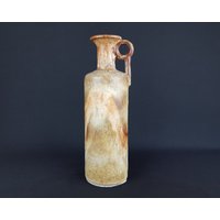 Vintage Grüne Und Braune Ruscha Keramik Fat Lava Vase R26 West German Pottery 1970Er Jahre von RetroVases