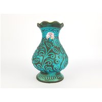 Vintage Blue Bay Keramik Fat Lava Vase 62 20 Von Bodo Mans West German Pottery 1960-70S von RetroVases