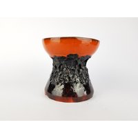 Vintage Kreutz Keramik Diabolo Fat Lava Vase 430 West German Pottery 1970Er von RetroVases