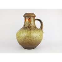 xl Vintage Scheurich Keramik Fat Lava Vase Aus Den 60Er/ 70Er Jahren in Grün Und Braun xl Vintage Scheurich Keramik Fat Lava Vase Aus Den 60Er/ 70Er Jahren in Grün Und Braun von RetroVases