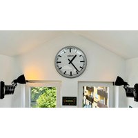 Peweta Xxl Funk-Wanduhr - 52 cm Retro Industrial Style von RetroVintageMunich