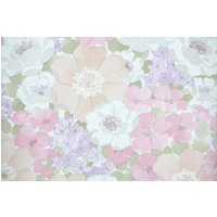 Retro Tapete Meterware 70Er Jahre Vintage - 1970Er Pastell-Floral Mit Rosa-Lavendel-Lila-Pfirsich Und Grauen Blumen Retro Tapete Meterware 70Er Jahre Vintage - 1970Er Pastell-Floral Mit Rosa-Lavendel-Lila-Pfirsich Und Grauen Blumen von RetroWallpaper