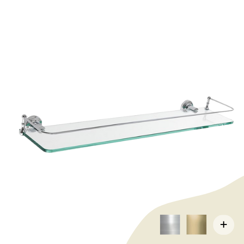 Ablage Retro/Vintage Serie Astoria Chrom/Bronze von Retrobad von Retrobad