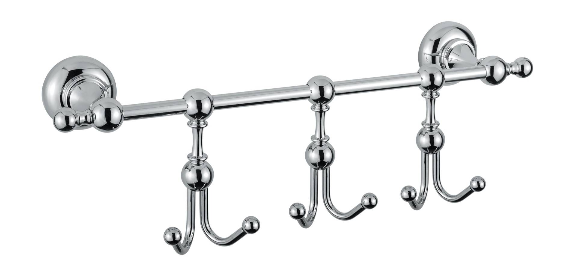 Handtuchhaken Retro/Vintage Serie Chester Chrom von Retrobad von Retrobad