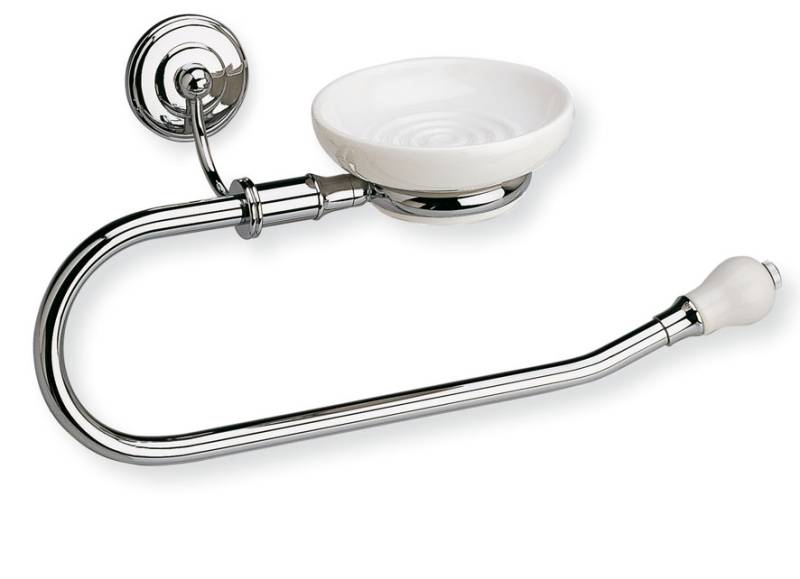 Handtuchringe/Seifenschalen & Spender Retro/Vintage Serie Victoria Chrom von Retrobad von Retrobad