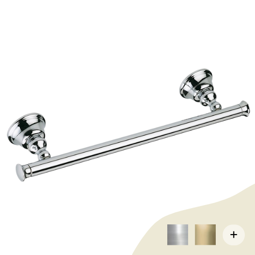 Handtuchstangen Retro/Vintage Serie Astoria Chrom/Bronze von Retrobad Handtuchstangen Retro/Vintage Serie Astoria Chrom/Bronze von Retrobad von Retrobad