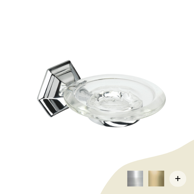 Seifenschalen & Spender Retro/Vintage Serie Art Deco  von Retrobad von Retrobad