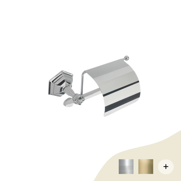 WC Rollenhalter Retro/Vintage Serie Art Deco von Retrobad WC Rollenhalter Retro/Vintage Serie Art Deco von Retrobad von Retrobad