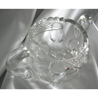 Glas Kristall Zuckerdose - Unsigniert Vintage von RetrofitGallery