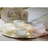 Arcopal Harlekin Opalascent Tee Set von Retrofran