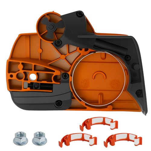 Kettenbremskupplungsabdeckungsbaugruppe Metallkupplungsabdeckung Montage Kettensägen -Austausch für 435E 435 II 435 x Torq von Retrok
