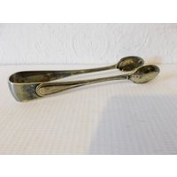 Antike 1900Er Silber Zuckerzange von Retromagination