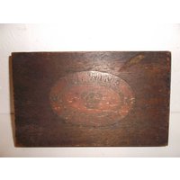 Vintage El Wina Moderna Rothschild Mahagoni Holz Zigarrenkiste Circa 1940Er Jahre von Retromagination