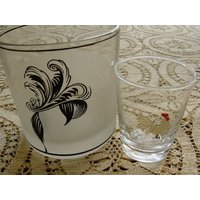 Vintage Mcm French Barware Lady Federhut Highball Cocktailglas Und Set Hahn Schnapsgläser Vintage Mcm French Barware Lady Federhut Highball Cocktailglas Und Set Hahn Schnapsgläser von Retromagination