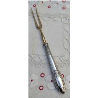 Antike 800Er Silber Fleischgabel von RetromaniaDE