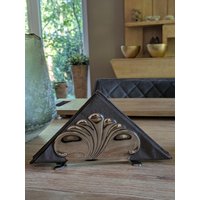 stilvoller Versilberter Serviettenhalter Aus Den 60Er Jahren stilvoller Versilberter Serviettenhalter Aus Den 60Er Jahren von RetromaniaDE