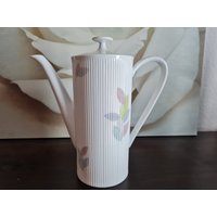 Arzberg Kaffeekanne Teekanne Form Secunda Blätter Löffelhardt 60Er Jahre von Retrospektiven
