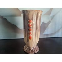Fohr Art Deco Vase Uranglasur 30Er Jahre Germany Fohr Art Deco Vase Uranglasur 30Er Jahre Germany von Retrospektiven