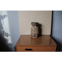 Karlsruher Majolika Kerzenhalter Leuchter Fridegart Glatzle 1974 von Retrospektiven