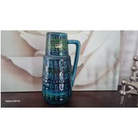 Scheurich Vase "Inka" Keramik Blautöne 60Er Jahre Scheurich Vase "Inka" Keramik Blautöne 60Er Jahre von Retrospektiven