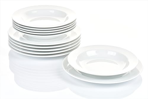 Retsch Arzberg Heike Weiss Tafelservice 12teilig für 6 Personen/Porzellan/uni weiss, rund von Retsch Arzberg
