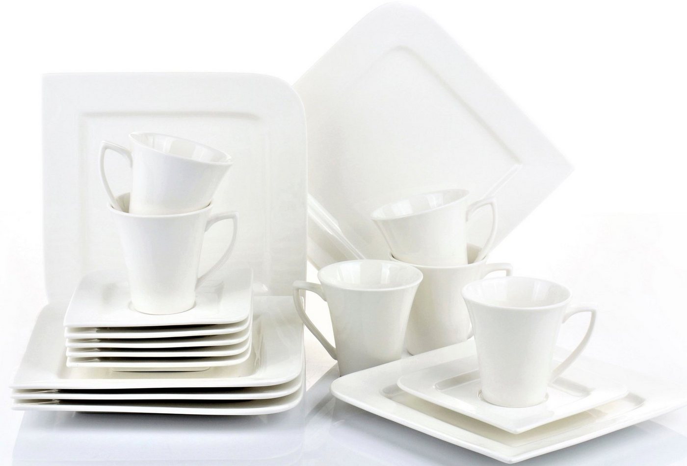 Retsch Arzberg Kaffeeservice Geschirr-Set, Service Fantastic (18-tlg), 6 Personen, Fine China-Porzellan, 18 Teile, für 6 Personen von Retsch Arzberg