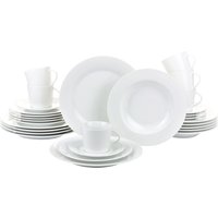 Retsch Arzberg Kombiservice "Geschirr-Set, Service Classico", (Set, 30 tlg.), zeitlose, schlichte Form, 30 Teile, für 6 Personen von Retsch Arzberg
