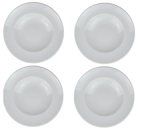 Retsch Arzberg Pastateller (Weiß) Made in Europe mit Pastalöffel im Set Pasta Teller XXL - Ø 30cm (4er Set) von Retsch Arzberg