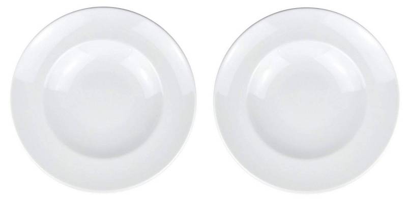Retsch Arzberg Pastateller Porzellan weiß Ø 30cm Set, (2 St), Premium Porzellan, "Made in Europe" von Retsch Arzberg