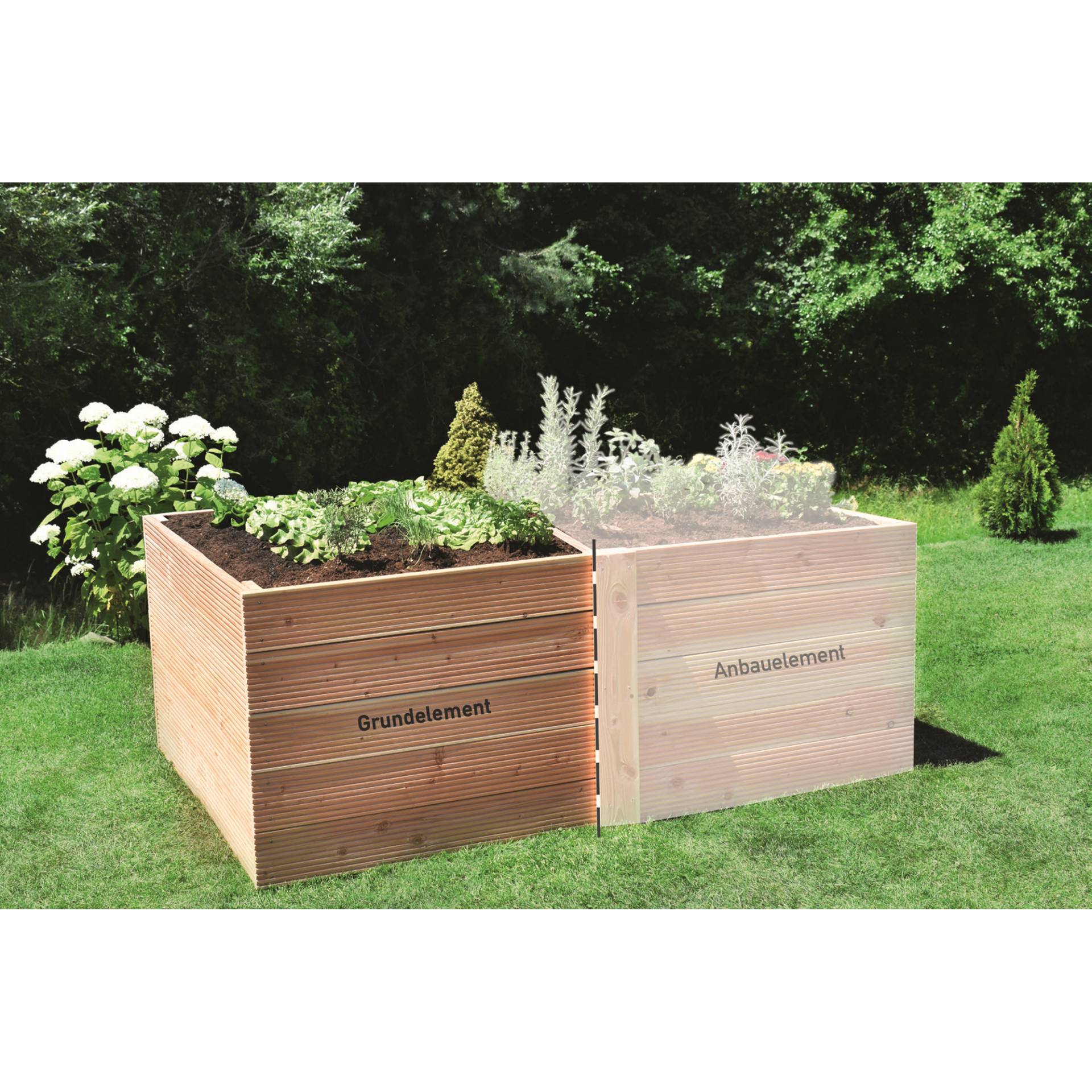 Rettenmeier Outdoor Wood Hochbeet 'Emilia' Douglasie natur 100 x 72,5 x 94 cm von Rettenmeier Outdoor Wood