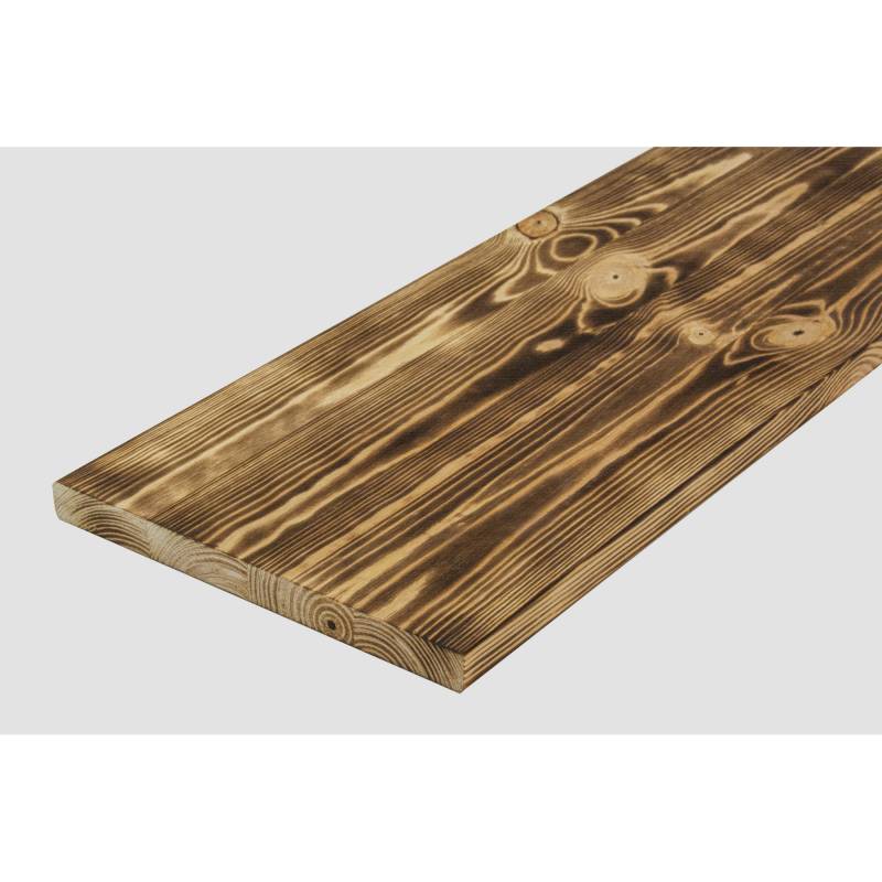 Rettenmeier Leimholz 'Antik' geflammt 20 x 120 x 1,8 cm von Rettenmeier