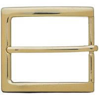 RETTUNGSRING by showroom 019 Gürtelschnalle Wechselschnalle "Halb Eckig Gold" von Rettungsring By Showroom 019