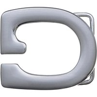 RETTUNGSRING by showroom 019 Gürtelschnalle Wechselschnalle "Offen Rund Silber Satiniert" von Rettungsring By Showroom 019