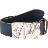 RETTUNGSRING by showroom 019 Ledergürtel mit eckiger Schließe in Vintag-Optik, wechselbar von Rettungsring By Showroom 019