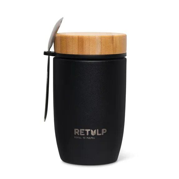 Retulp Edelstahl Thermobehälter Big Mug mit Löffel 500ml von Retulp