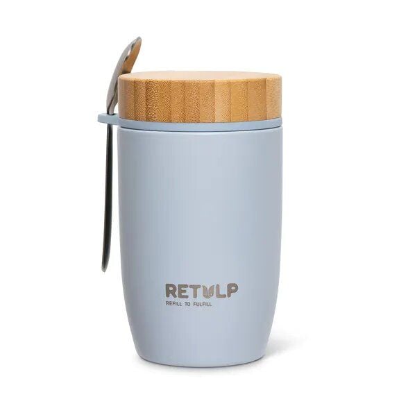 Retulp Edelstahl Thermobehälter Big Mug mit Löffel 500ml Retulp Edelstahl Thermobehälter Big Mug mit Löffel 500ml von Retulp