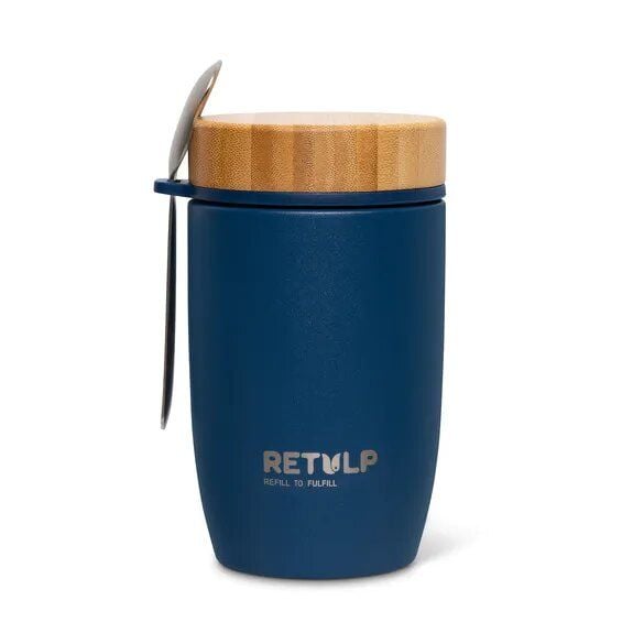 Retulp Edelstahl Thermobehälter Big Mug mit Löffel 500ml Retulp Edelstahl Thermobehälter Big Mug mit Löffel 500ml von Retulp