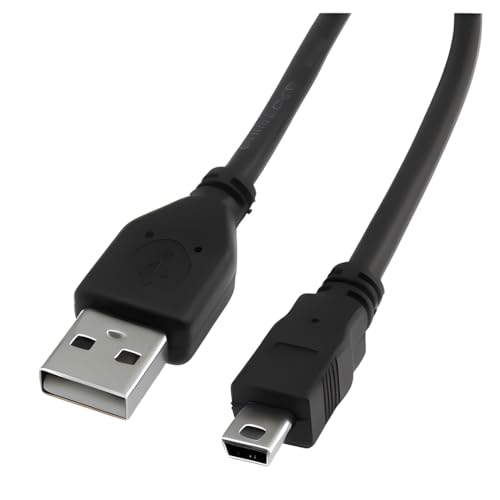Reulin 1m langes Hochgeschwindigkeits-USB 2.0 Typ A zu Mini-B Kabel, Mini-Schwarz-Kabel - 1 Meter von Reulin