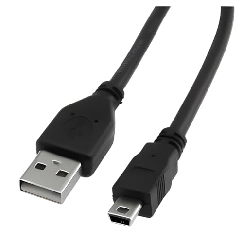 Reulin High-Speed USB Kabel, USB 2.0 Typ A auf Mini B Kabel Datensynchronisation & Ladekabel, 480 Mbit/s 5-poliger Stecker, Kupfer (3 Meter) von Reulin