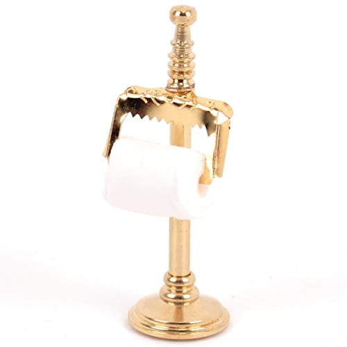 Reutter Porzellan - Toilettenpapierhalter, Miniatur, 5er Pack, Gold, Klassisch, Minimal, Porzellan von Reutter Porzellan