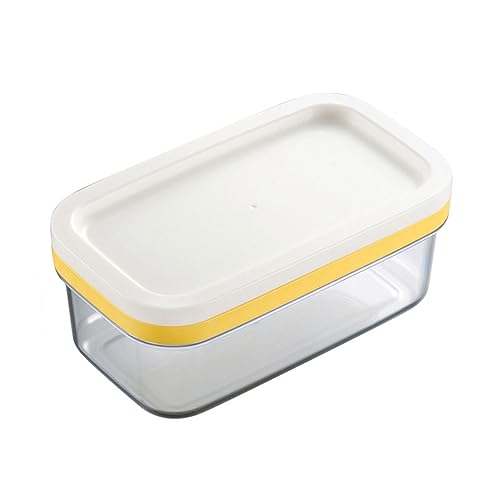 Reuvv 2-in-1-Butterschneider-Aufbewahrungsbehälter, Butterschneider-Behälter, langlebiger Lebensmittel-Aufbewahrungsbehälter für Obst, Zwiebeln, weiche Lebensmittel und Schinken von Reuvv