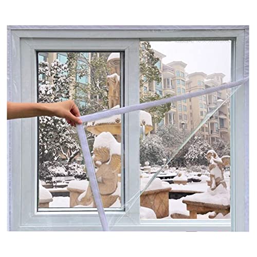 Reuvv Magnetisches Fenster-Isolationsset – robuste Fenster-Isolierfolie mit Vollrahmen-Magnetstreifen, Fensterabdeckungen, um Kälte draußen zu halten, Sturm im Winter warm und im Sommer kühl von Reuvv