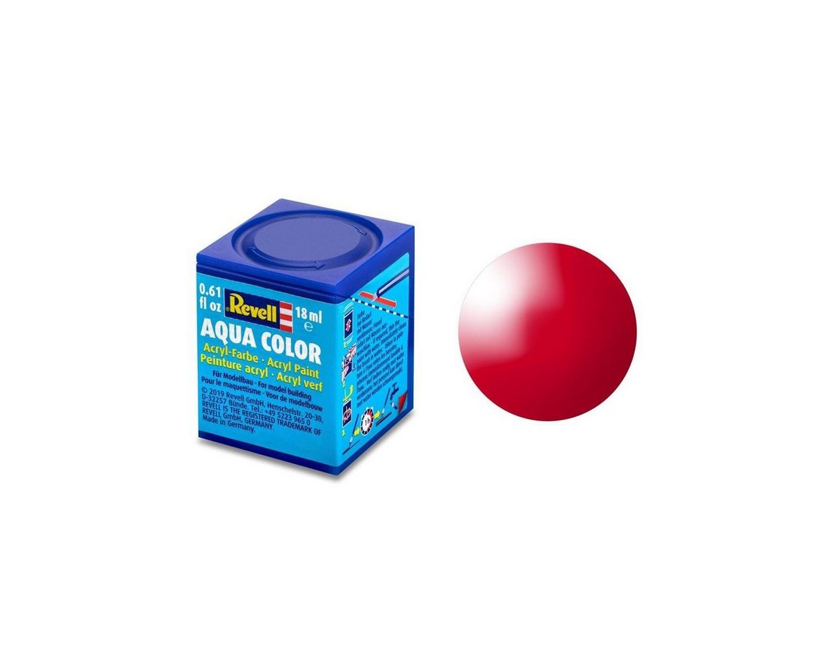 Revell® Acrylfarbe Modellbau-Farbe auf Wasserbasis, Italian Red glänzend, 18 ml von Revell®