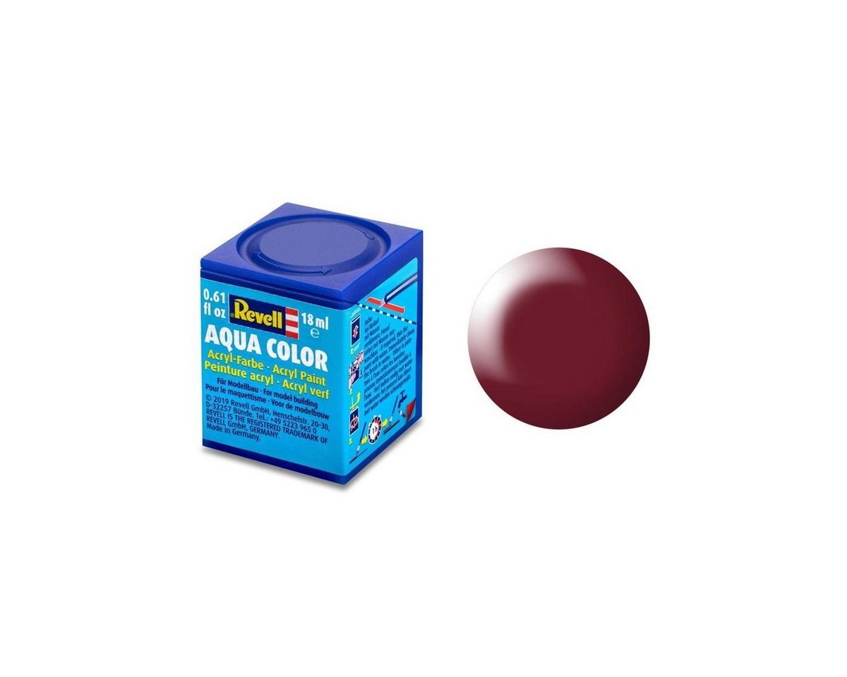 Revell® Acrylfarbe Modellbau-Farbe auf Wasserbasis, Purpurrot seidenmatt, 18 ml von Revell®