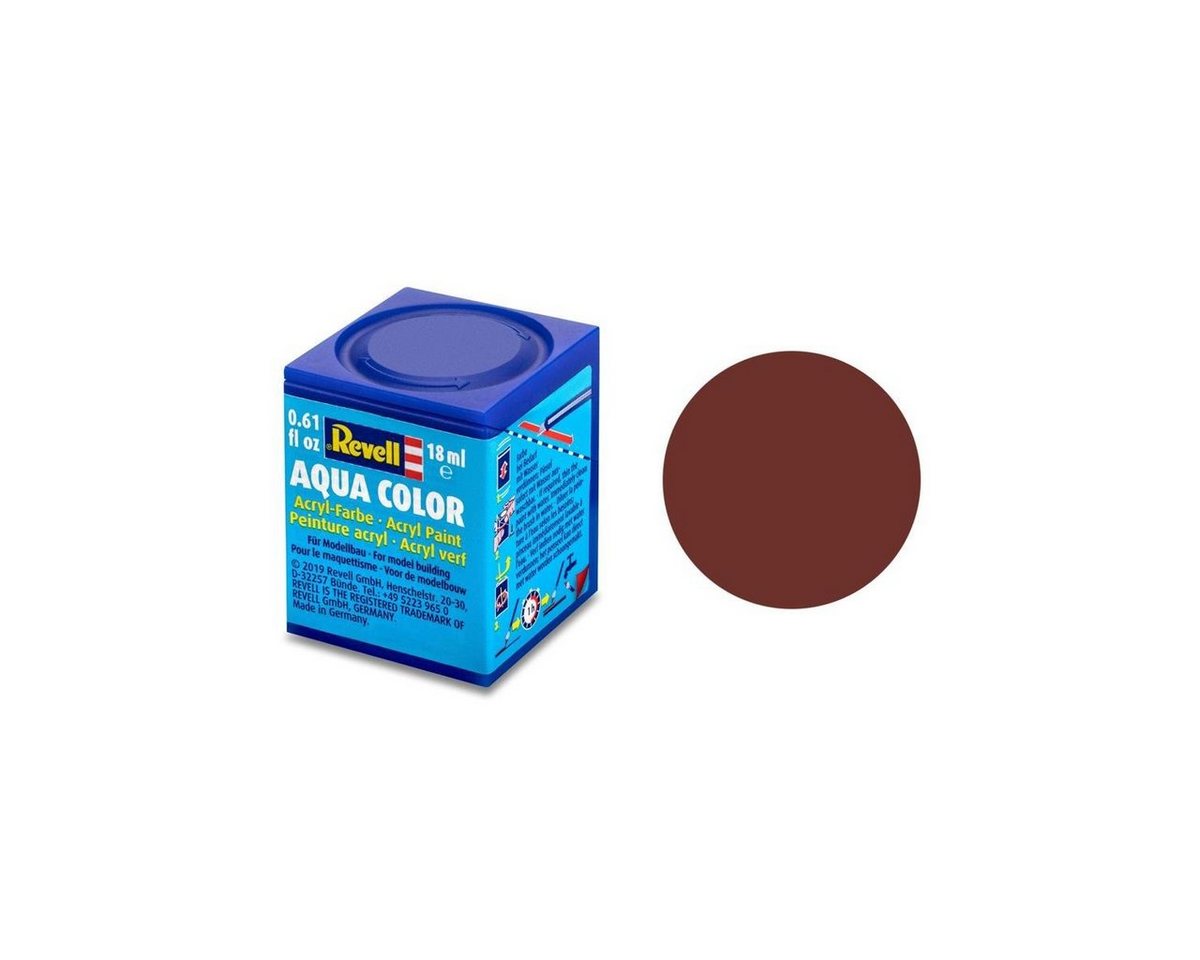 Revell® Acrylfarbe Modellbau-Farbe auf Wasserbasis, Ziegelrot, matt, 18 ml von Revell®