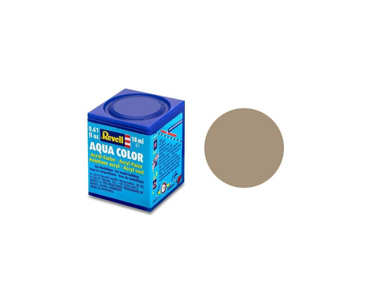 Revell® Acrylfarbe Modellbau-Farbe auf Wasserbasis, beige matt, Aqua Color, 18 ml von Revell®